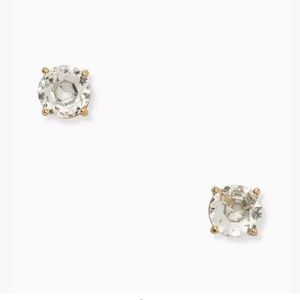 Kate Spade clear gum drop crystal studs